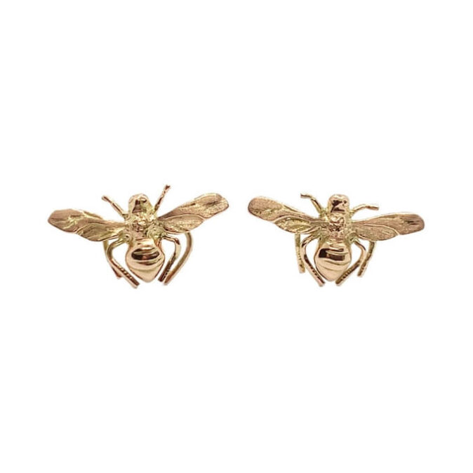 yellow-gold-bee-stud-earrings